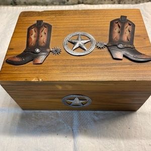 western wood box
